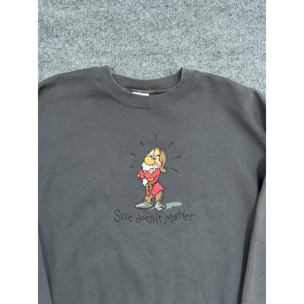 Disney Store Grumpy Sweatshirt Size XXL Graphic Print Crewneck Men‎